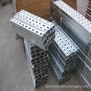 Peforated Painted C Slotted Strut Channel